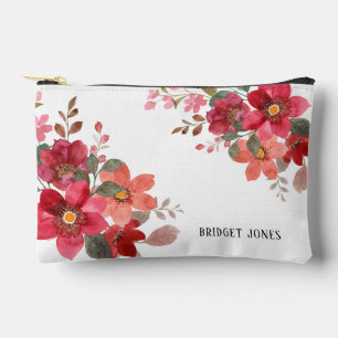 Pochette À Accessoires Épouse rouge personnalisable intemporelle