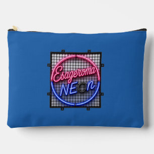 Pochette À Accessoires Esageroma Neon - Conception Rétro Synthwave des An