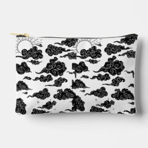 Pochette À Accessoires Esthétique de motif de nuage japonais