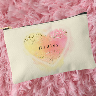 Pochette À Accessoires Esthétique Moderne Joliment Minimaliste Féminin Cœ