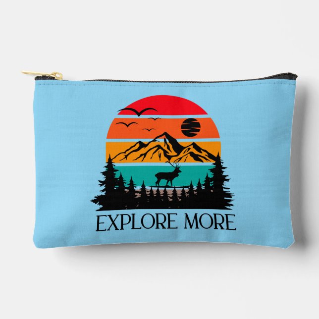 Pochette À Accessoires Explorez Plus Mountain Nature Adventure Outdoor (Recto)