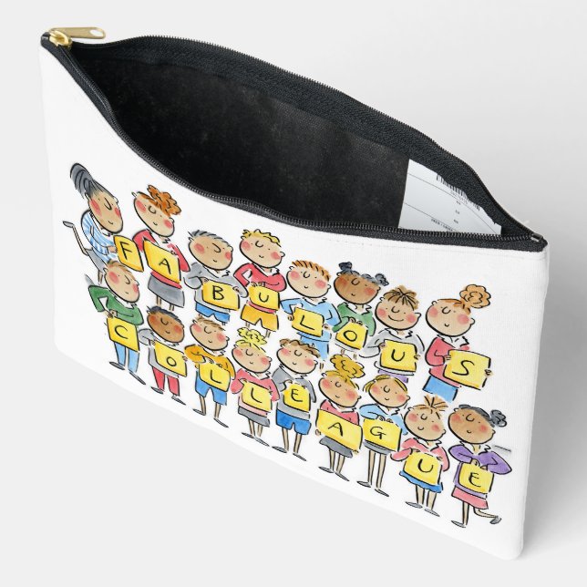 Pochette À Accessoires Fabulous Collègue (Ouvrir)