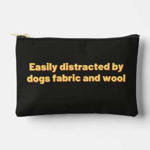 Pochette À Accessoires Facilement distrait par les chiens, les tissus et 