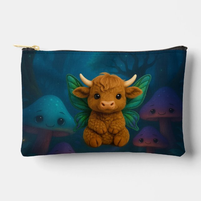 Pochette À Accessoires Fairy Critters™ Fairy Highland Calf  (Recto)
