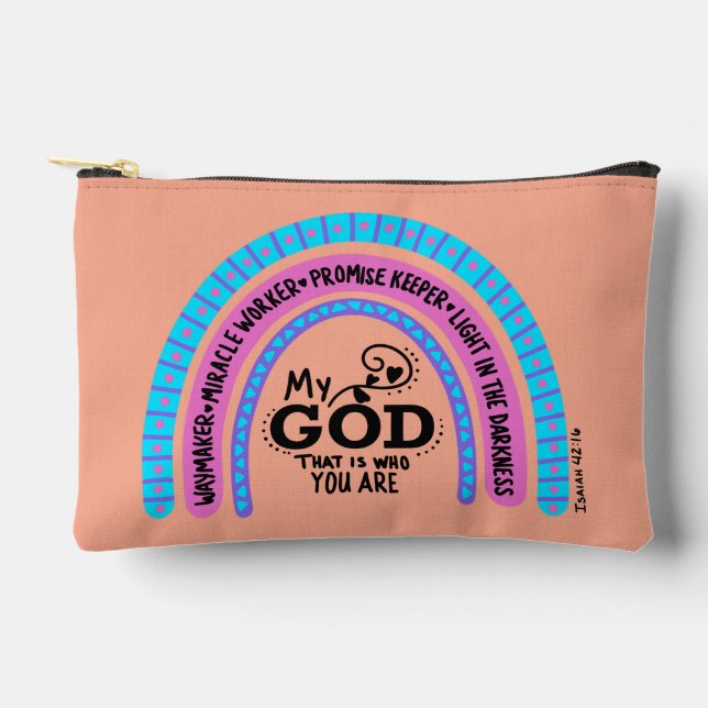 Pochette À Accessoires Faiseur de chemin Ouvrier de miracles Mon Dieu C'e (Recto)