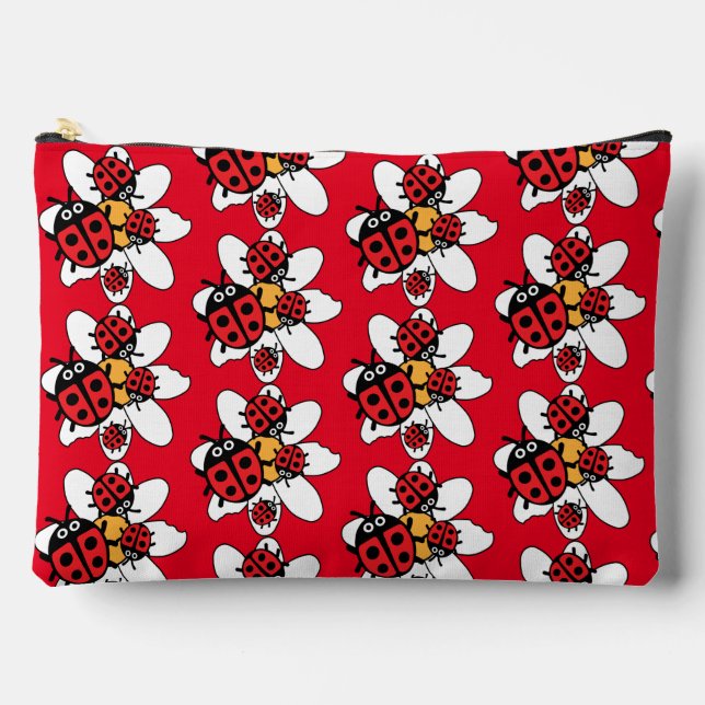 Pochette À Accessoires Famille ladybird Et Ladybug (Recto)