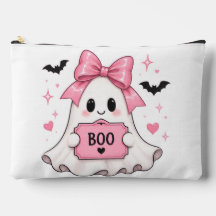 Fantôme Coquette Halloween Ruban Rose
