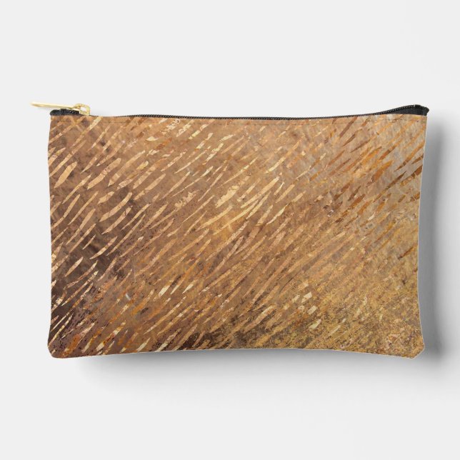 Pochette À Accessoires Faux Golden Strokes (Recto)