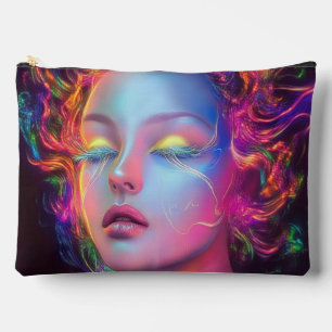Pochette À Accessoires Femme Alien aux cheveux cosmiques