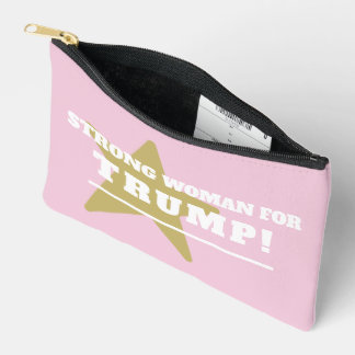 Pochette À Accessoires Femme forte pour Trump rose