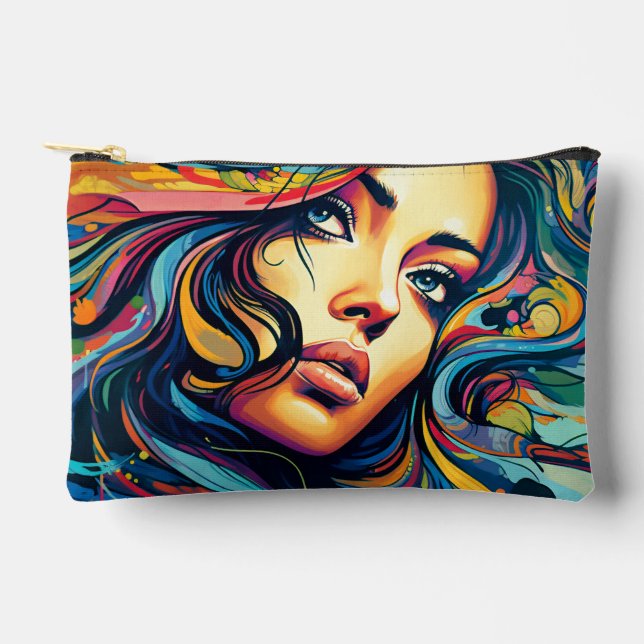 Pochette À Accessoires Femme Pop Art Small (Recto)