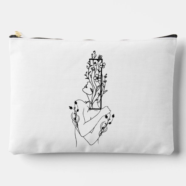 POCHETTE À ACCESSOIRES FEMMES FLORALES (Recto)