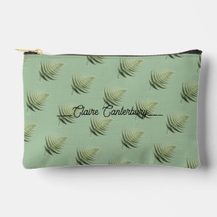 Pochette À Accessoires Fern Fronds Motif Nature Thème Accessoire Pouch