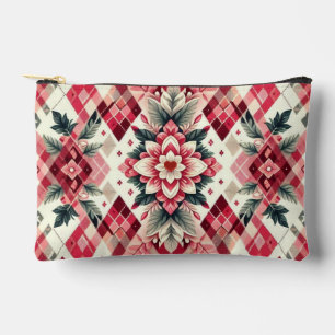 Pochette À Accessoires Fête de la Saint-Valentin au Jacquard floral