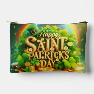 Pochette À Accessoires Fête de l'arc-en-ciel coloré et capricieux