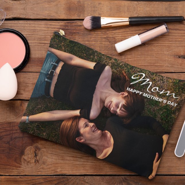 Pochette À Accessoires Fête des mères Mon meilleur ami Photo (Créateur téléchargé)