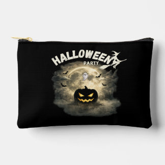 Pochette À Accessoires Fête d'Halloween Lune Citrouille Fantôme Vintage H