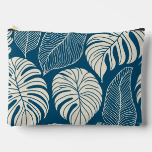 Pochette À Accessoires Feuille de la presse hawaïenne moderne motif