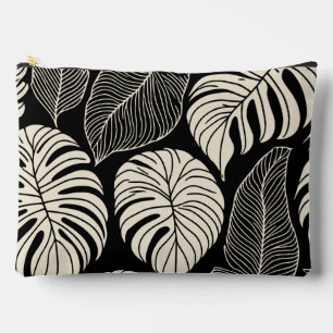 Pochette À Accessoires Feuille de la presse hawaïenne moderne motif