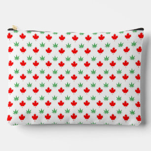 Pochette À Accessoires Feuille de mauvaises herbes canadienne