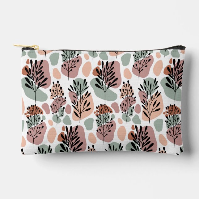 Pochette À Accessoires Feuilles et formes organiques (Recto)