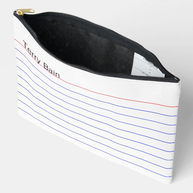Pochette À Accessoires Fiche cartonnée (Ouvrir)