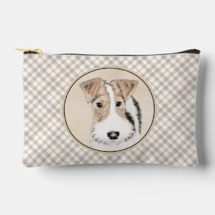 Pochette À Accessoires Fil Fox Terrier Peinture tricolor WFT Pet Dog Art