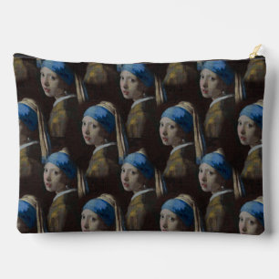 Pochette À Accessoires Fille avec une perle à oreille peinture Motif répl