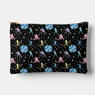 Pochette À Accessoires Filles Softball - Joueuses avec étoiles