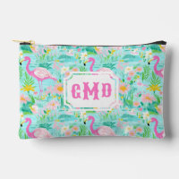 Flamant rose d'été de Preppy | Monogramme