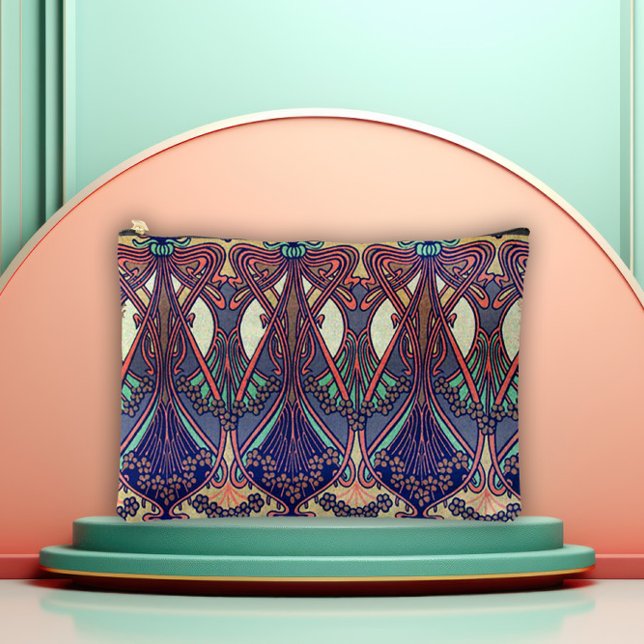 Pochette À Accessoires Fleur Art Nouveau Classique (Créateur téléchargé)