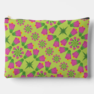 Pochette À Accessoires Fleur de Bell rétro Mandalas Green Grand Pouch