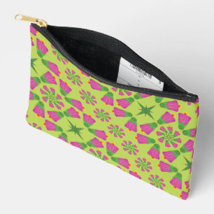 Pochette À Accessoires Fleur de Bell rétro Mandalas Green Petit Pouch