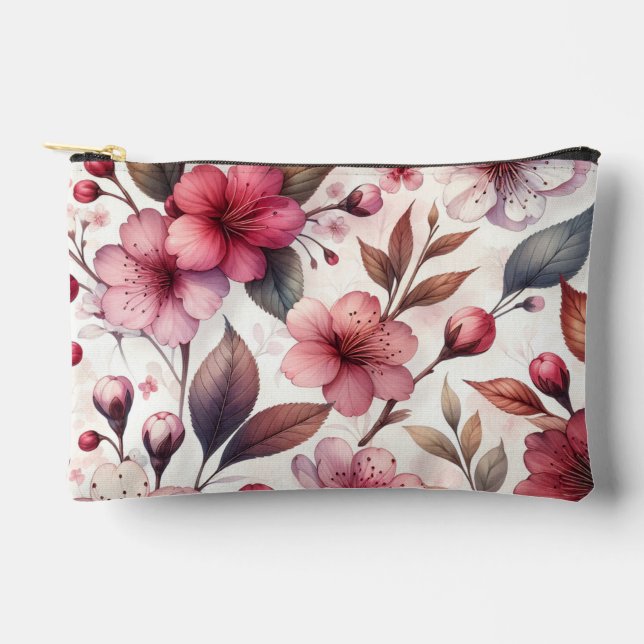 Pochette À Accessoires Fleur de Cerisier (Recto)