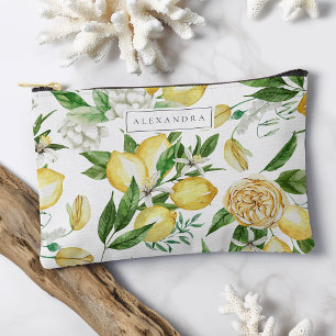 Pochette À Accessoires Fleur de citron de la côte d'Amalfi Personnalisée