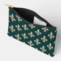 Fleur de Lis Motif, Royal French Creative on Green