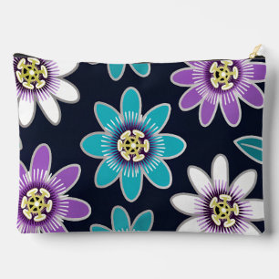 Pochette À Accessoires Fleur de passion Monogramme sur mesure Floral Gran