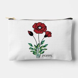 Pochette À Accessoires Fleur du mois de naissance Août Popot