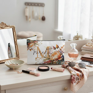 Pochette À Accessoires Fleur personnalisée bohème