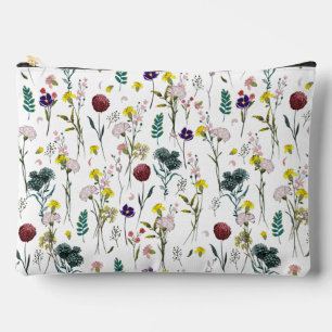 Pochette À Accessoires Fleur Sauvage Vibrante