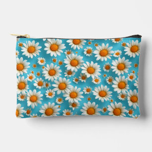 Pochette À Accessoires Fleurs blanches mignonnes Cadeau pour femmes et vo