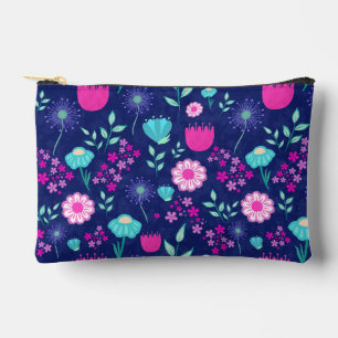 Pochette À Accessoires Fleurs délicates et détails botaniques