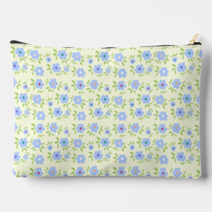 Pochette À Accessoires Fleurs joyeuses Arrière - plan Jaune