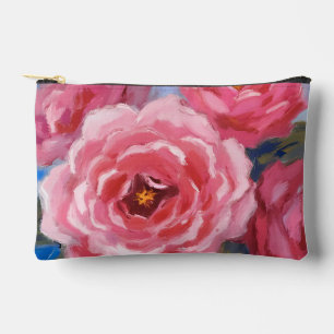 Pochette À Accessoires Fleurs roses
