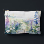 Pochette À Accessoires Fleurs sauvages de lavande en aquarelle<br><div class="desc">Fleurs sauvages de lavande en aquarelle</div>