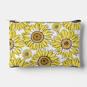 Pochette À Accessoires Fleuve Dorée Jaune Vibrant