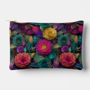 Pochette À Accessoires Fleuves et plumes sauvages vibreurs Fourre-tout
