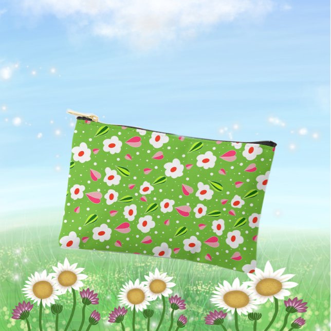 Pochette À Accessoires Floral à motif (Créateur téléchargé)