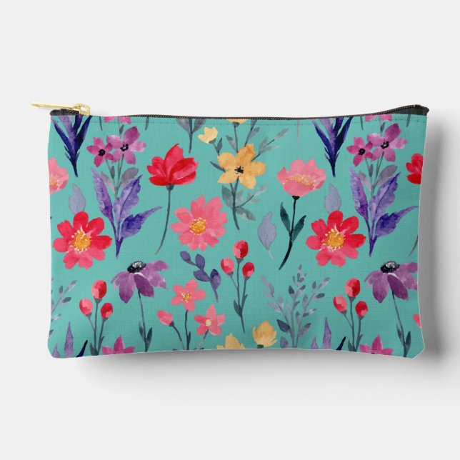 Pochette À Accessoires Floral And Glamour Seamless Pattern Nature     (Recto)