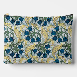 Pochette À Accessoires Floral Blue Flowers Lily Valley Répétition
